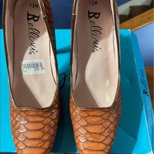 Bellini Tan Snake 7 1/2